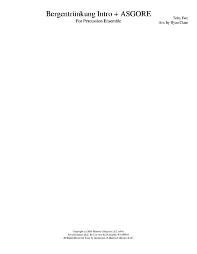 ASGORE (from Undertale) (arr. Ryan Clare)