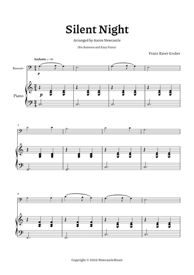 Silent Night (arr. Aaron Newcastle)