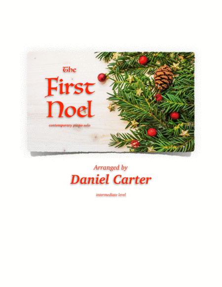 The First Noel, Piano Solo (arr. Daniel Carter)