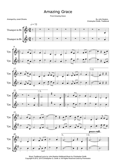 Amazing Grace (arr. Josiel Oliveira)