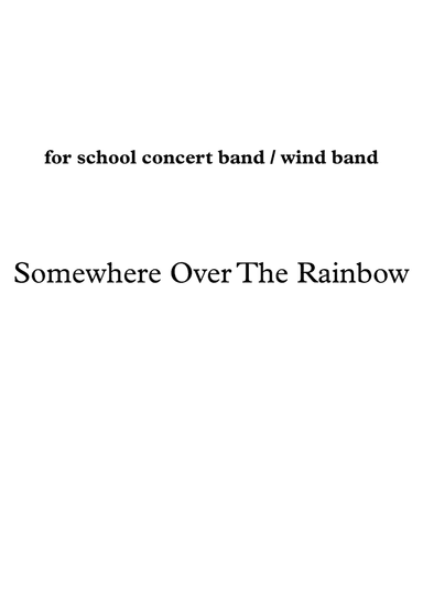 Over The Rainbow (arr. Chris Brammeld)