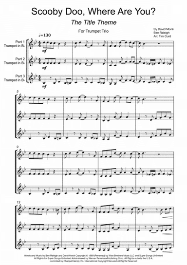 Scooby Doo, Where Are You? (arr. Tim Curd)