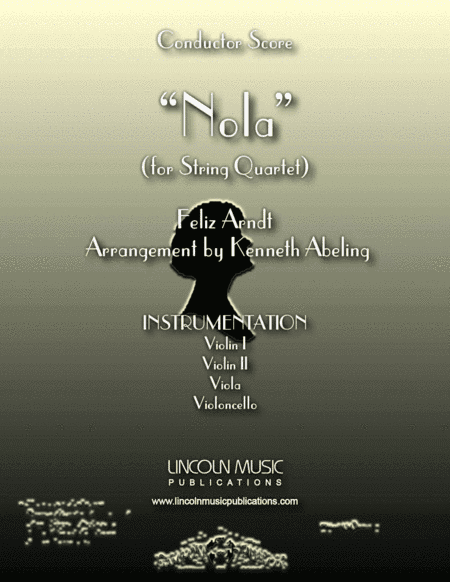 Nola (for String Quartet) (arr. Kenneth Abeling)