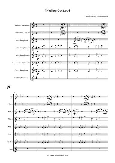 Thinking Out Loud (arr. Alastair Penman)