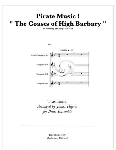 Pirate Music ! -  The Coasts of High Barbary  (arr. James Haynor)