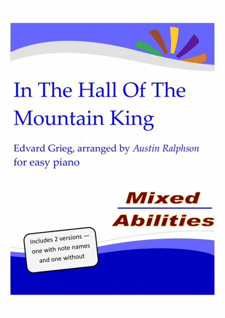HALLOWEEN: In The Hall Of The Mountain King - for easy piano (arr. Austin Ralphson)
