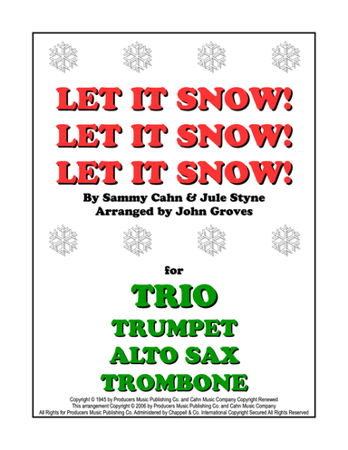 Let It Snow! Let It Snow! Let It Snow! (arr. John Groves)