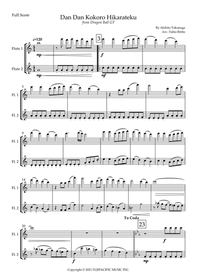 Dragon Ball Gt (arr. Fabio Britto)