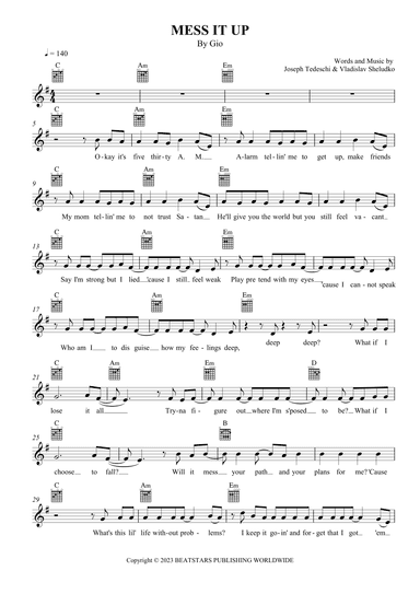 Mess It Up (arr. SCMusic)