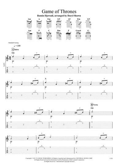 Game Of Thrones (arr. Daryl Shawn)