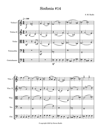 Sinfonia #14