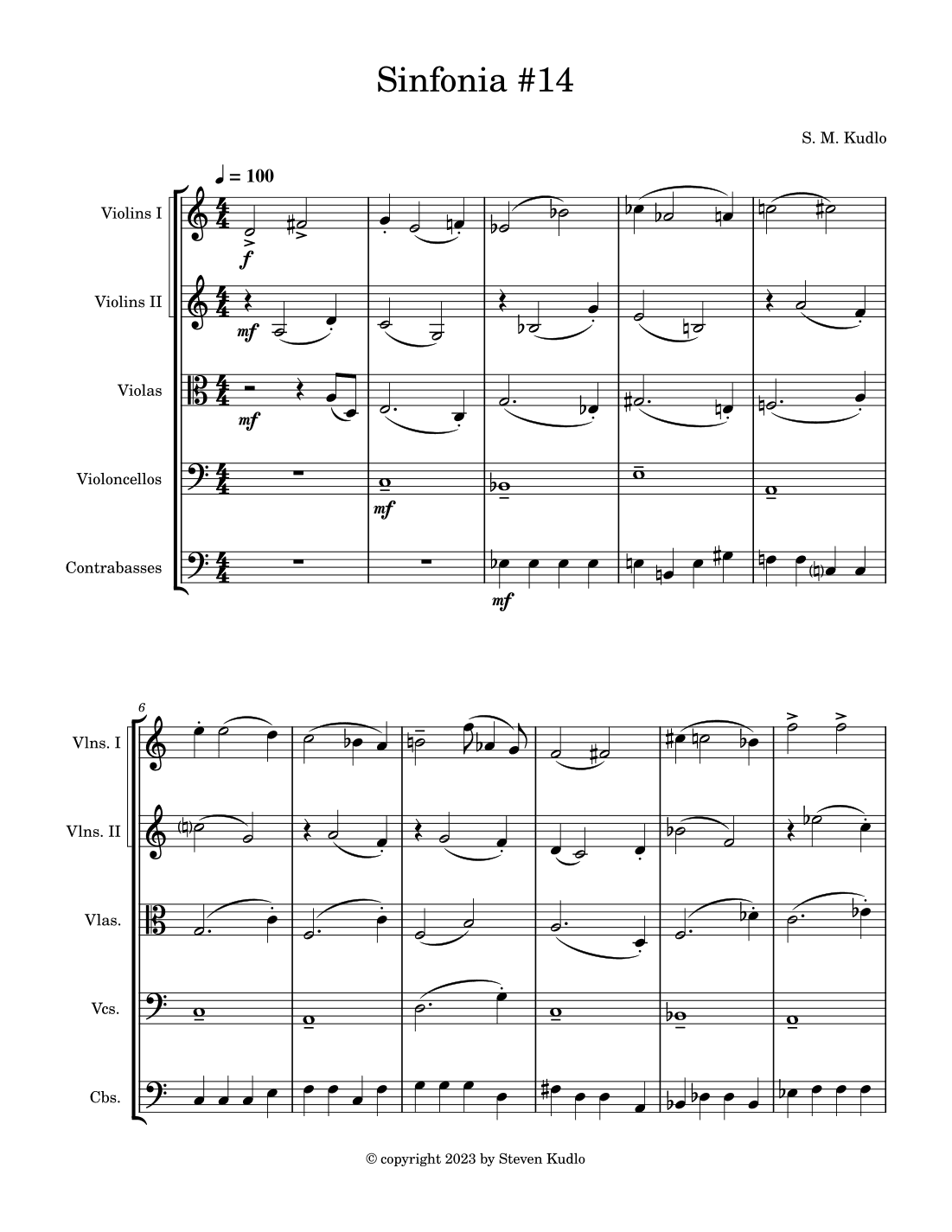 Sinfonia #14