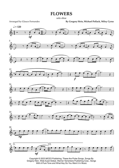 Flowers (arr. Glauco Fernandes)
