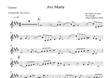 Ave Maria (arr. Alex Souza)