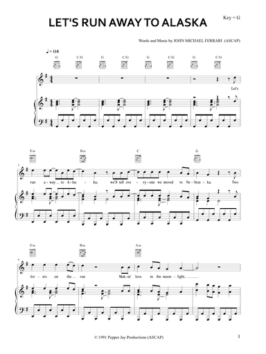 Let's Run Away to Alaska