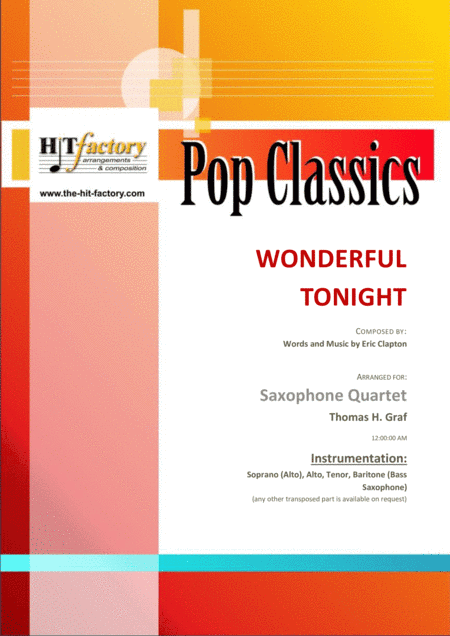 Wonderful Tonight (arr. Thomas H. Graf)