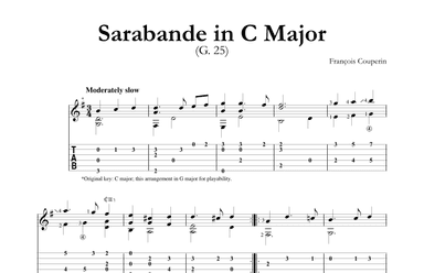 Sarabande in C Major (arr. Mark Phillips)