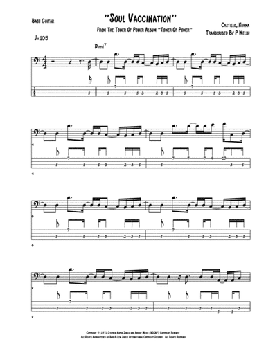 Soul Vaccination (arr. Paul welsh)