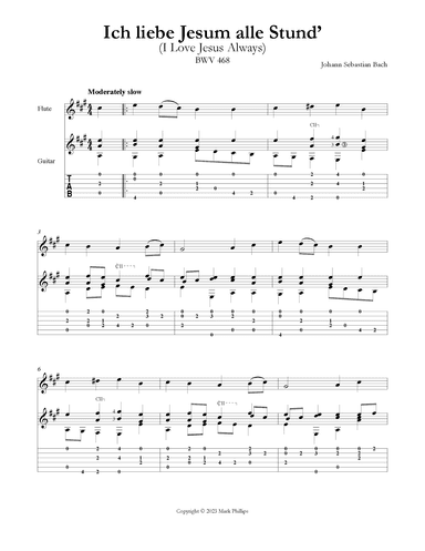 Ich liebe Jesum alle Stund’ (I Love Jesus Always) (arr. Mark Phillips)