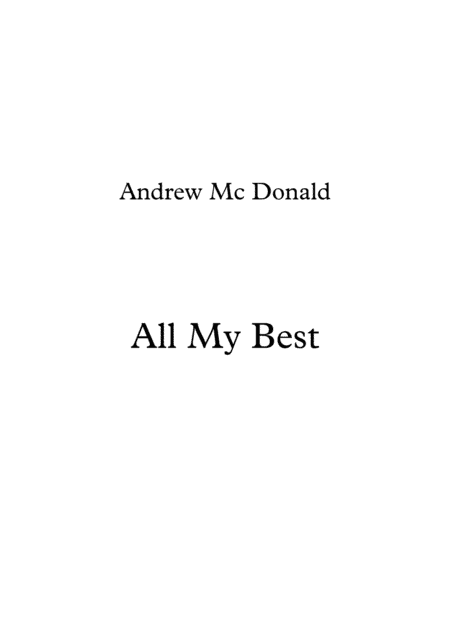 All My Best