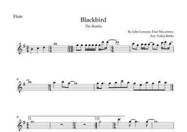 Blackbird (arr. Fabio Britto)