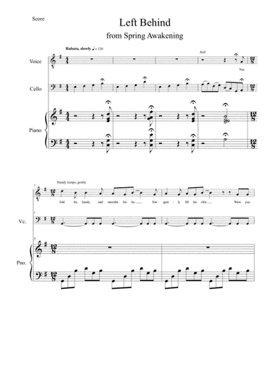 Left Behind (arr. Adam Willls)
