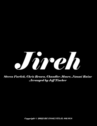 Jireh (arr. Jeff Tincher)