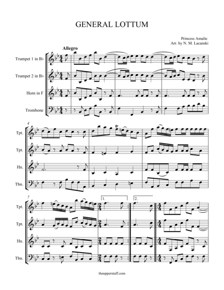 General Lottum (arr. Nick Lacanski)
