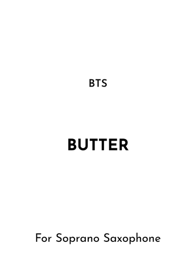 Butter (arr. Jireh J.)