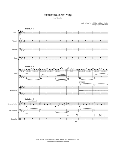 The Wind Beneath My Wings (arr. David Maddux)