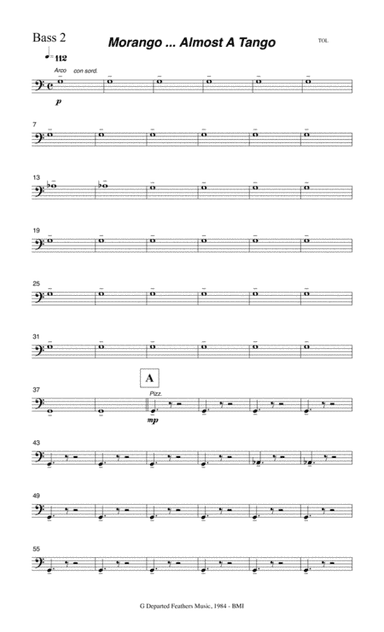 Morango ... almost a tango (1984 string orchestra) Double bass 2 part