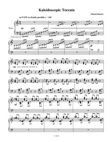 Kaleidescopic Toccata from Nine Character Pieces