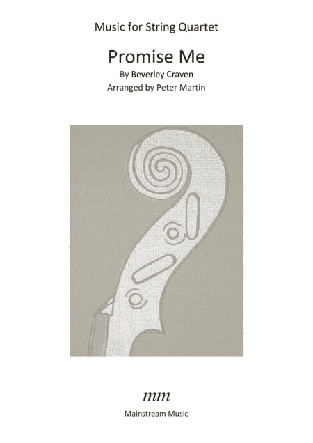 Promise Me (arr. Peter Martin)