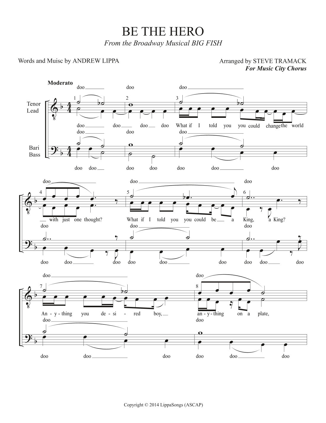 Be The Hero (arr. Steve Tramack)