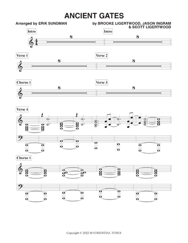 Ancient Gates (arr. Erik Sundman)