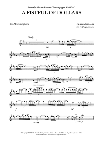 A Fistful Of Dollars (arr. Diego Marani)