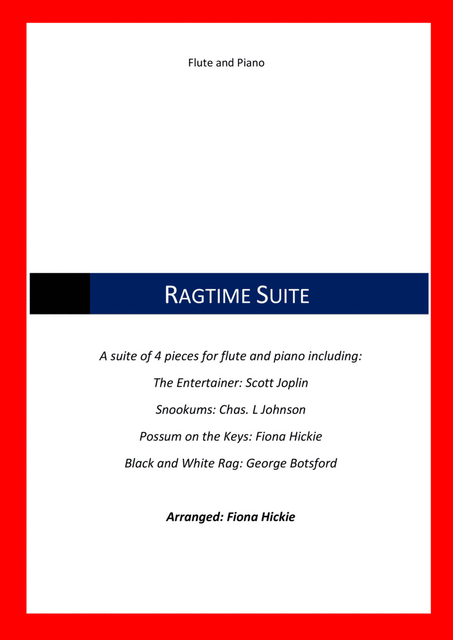 Ragtime Suite (arr. Fiona Hickie)