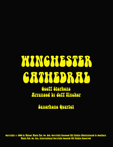 Winchester Cathedral (arr. Jeff Tincher)