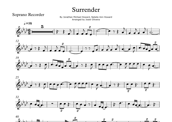 Surrender (arr. Josiel Oliveira)