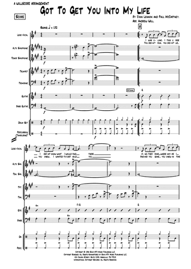 Got To Get You Into My Life (arr. Andrew Will)