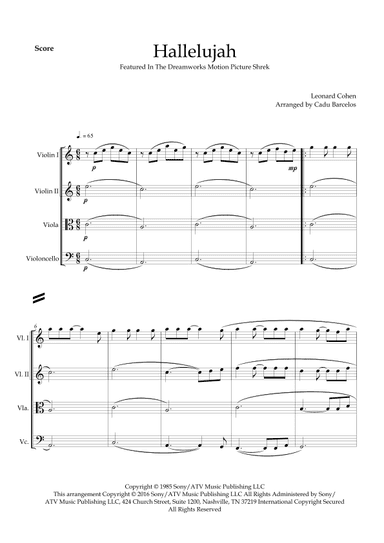 Hallelujah (arr. Cadu Barcelos)