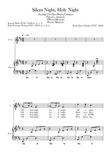 Silent Night, Holy Night (arr. Davi Rocha Campos)