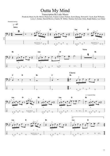 Outta My Mind (arr. Luke Moore)