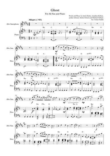 Ghost (arr. Tomaz Nedoh)