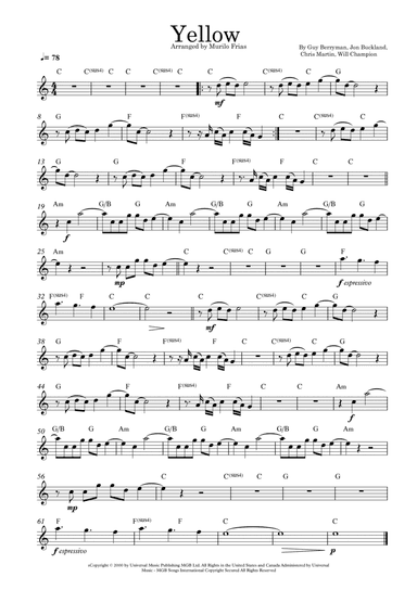 Yellow (arr. Murilo Frias)