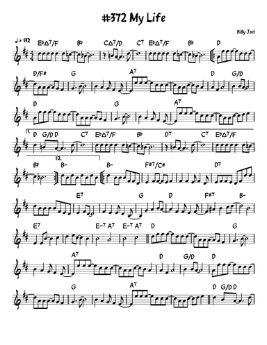 My Life (arr. John Fries)