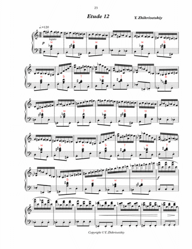Etude #12 for accordion