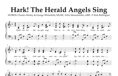 Hark! The Herald Angels Sing (Alternate Contemporary Harmonization) (arr. P. Kirk Bullington)
