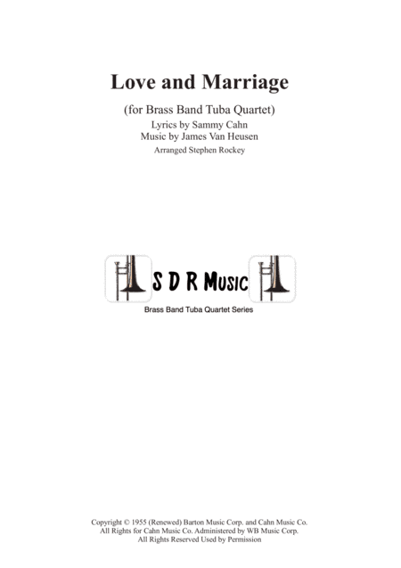 Love And Marriage (arr. Stephen Rockey)