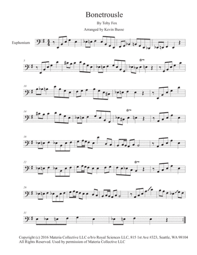Bonetrousle (from Undertale) (arr. Kevin Busse)